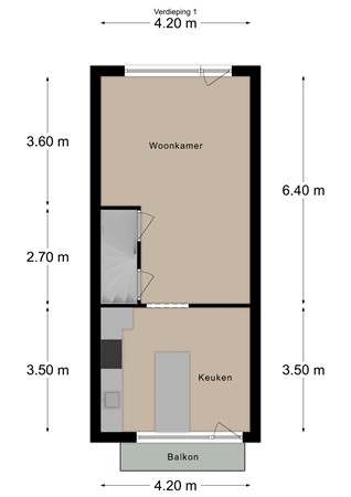 Floorplan - Lemiers-Rijksweg 46, 6295 AN Lemiers